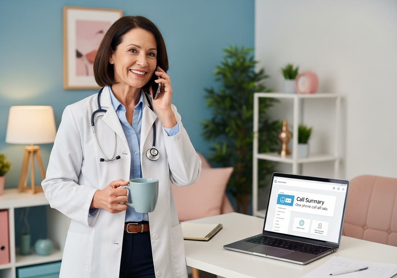 A small-practice owner setting up Smart Support with a single phone call — no IT team or installation needed